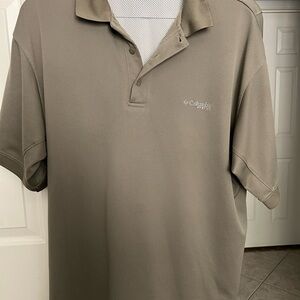 Columbia Men's Taupe Polo Shirt